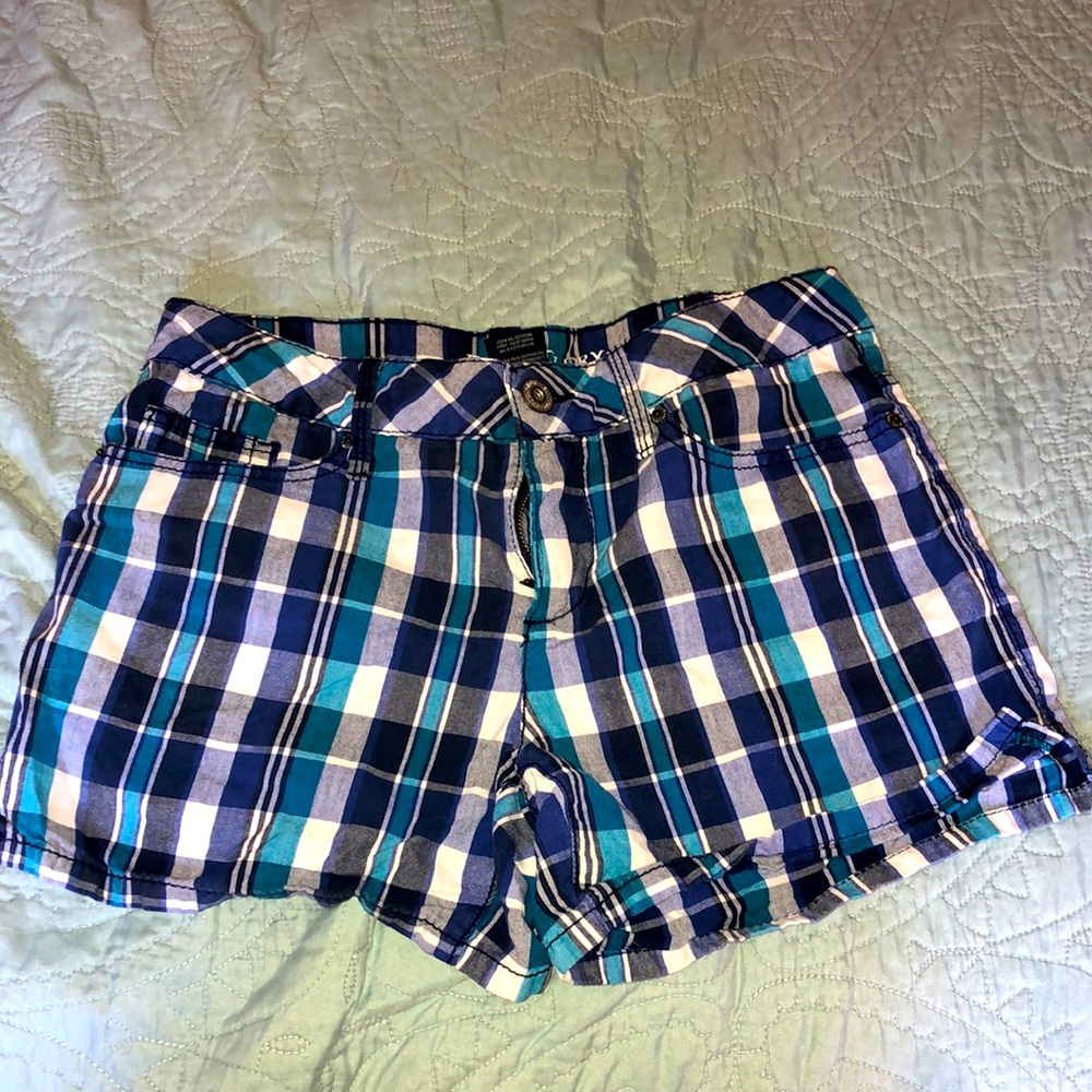 🍒🍒3/$20🍒🍒 Faded Glory Blue Plaid Shorts